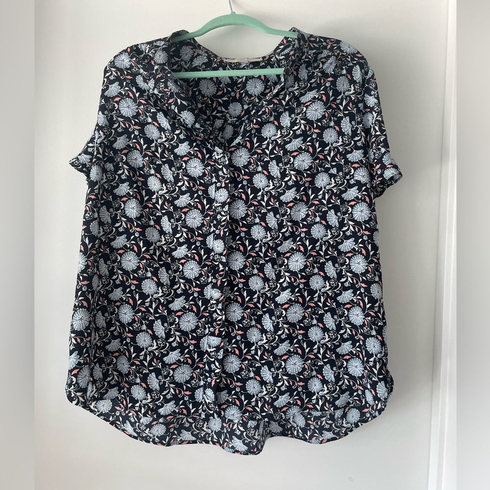 Flutter Sleeve Floral Top